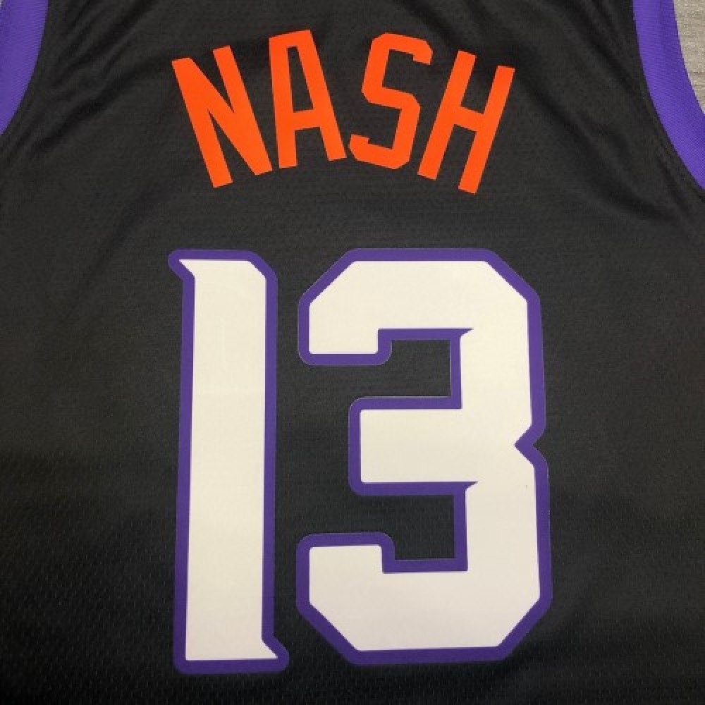 Men's Phoenix Suns Steve Nash #13 Black 2021 Swingman Jersey - City Edition-Pro Kit Vault | Brand New 26/27 Sports Jerseys